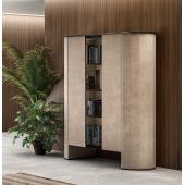 vitrin modern elegans szogletes geometrikus kollekcio nappali butor led vilagos homokszin fapolcok.jpg